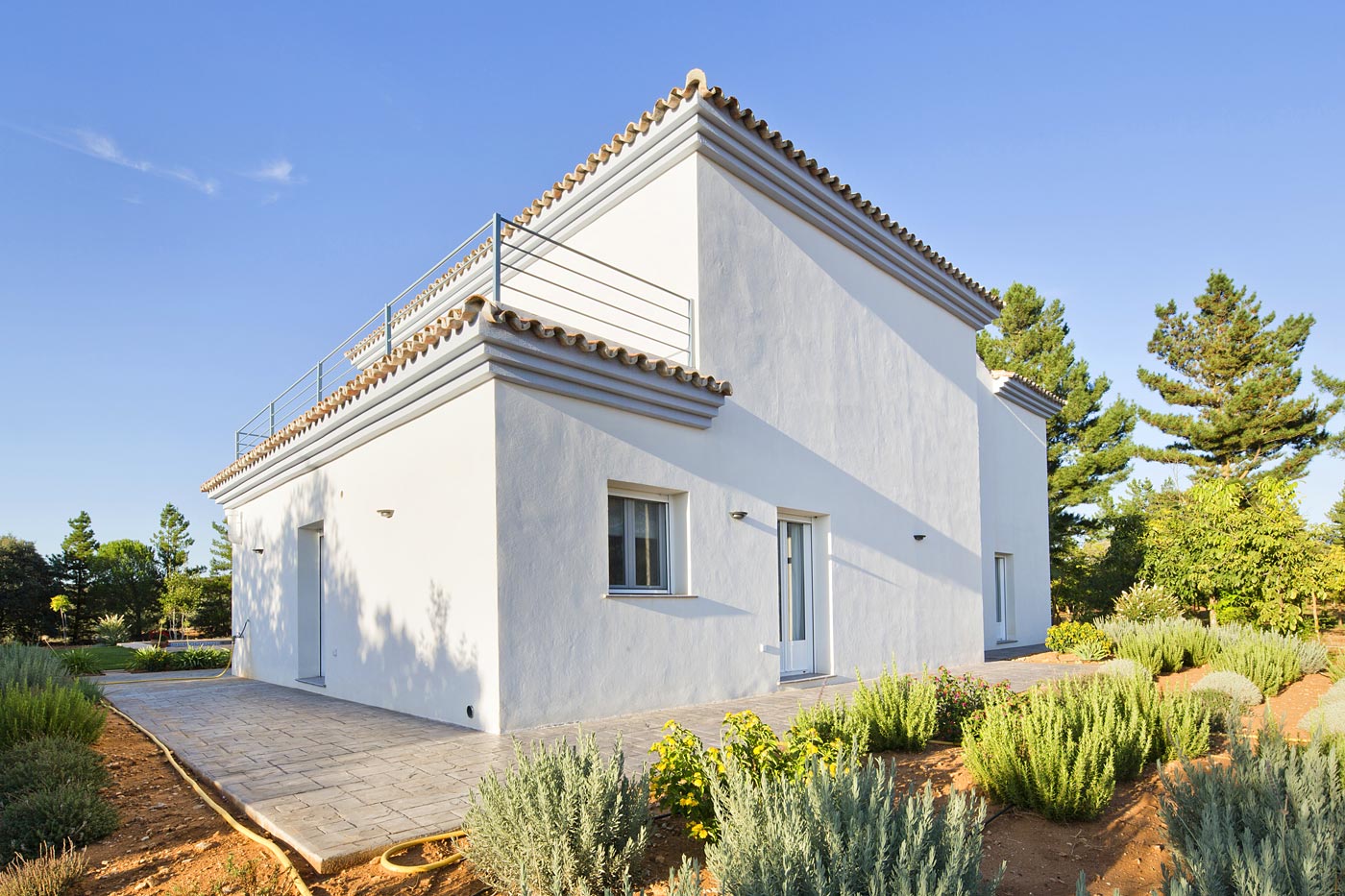 The property is all arranged on the ground floor